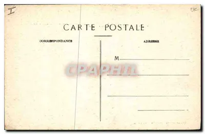 Pejzaż Góry Zielonej — Cantal — Vic-sur-Cère — wydawca V. Grasman (Milon, Cévennes, Lozère) — Rewers