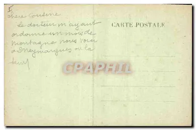 Plomb du Cantal — Widok z drogi rzymskiej — Auvergne, nr 606 — Rewers