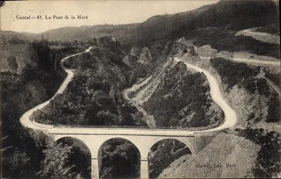 Cantal — 61, O Ponte da Morte — Barbata, imp. Bort