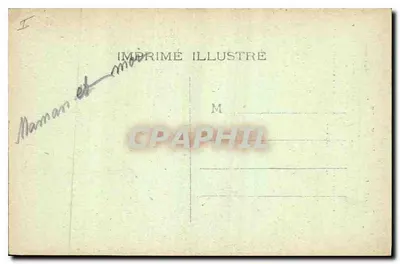L'Auvergne — Dal van de Cère — De weg naar Lioran bij de ingang van de Pas de Compoing — L. DELUOSTAL — Achterkant