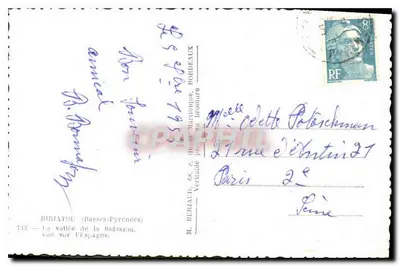 Dolina Bidassoa — widok na Hiszpanię — Tito — Rewers