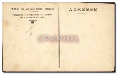 Marsiglia — Un angolo del Vecchio Porto — LL, n°266 — Verso
