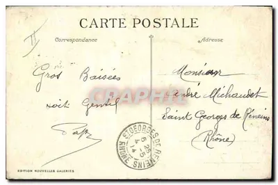 MARSEILLE - Vieux-Port - Quai de la Fraternité — Ausgabe Nouvelles Galeries, Nr. 28 — Rückseite