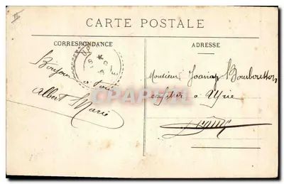 Marseille — Het Paleis van Justitie — Uitgave Nouvelles Galeries — Achterkant