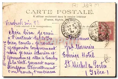 Marseille — Der Obelisk der Place Castellane — E.A. n°430 — Rückseite