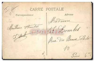 Marseille - Widok na Bany Catalans — wydawca L.P.M. nr 23 — Rewers