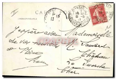Marseille - Pejzaż Maldormé (Corniche) — n°98 — nieznany wydawca — Rewers