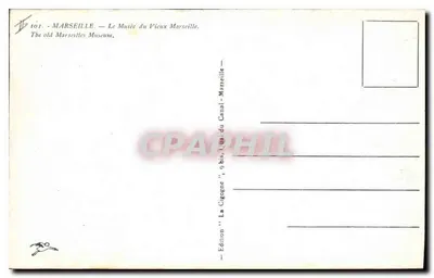 El Museo del Viejo Marsella — El Canal del Canal — Edición 'La Cigogne' n°101 — Reverso
