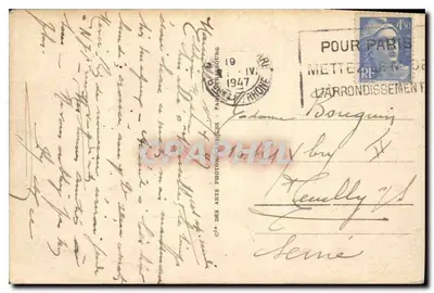 Marseille — Stacja i monumentalny schodów — Sénés i Arnal, arch. — Rewers