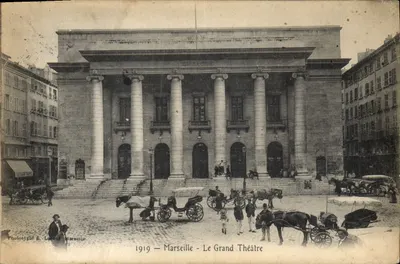 Marseille — Le Grand Théâtre — Phototypie E. Loeur, Marseille