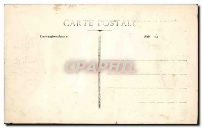 Marseille — Interior da Caserna d'Aurelle — Editor não identificado — Verso
