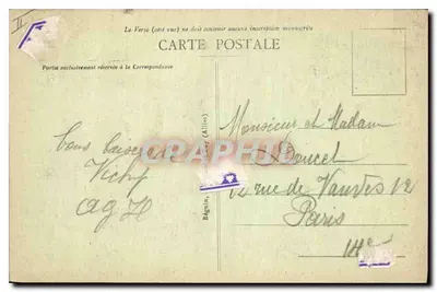 Vichy - Fonte do Hospital — editor Ideal, n° 379 — Verso