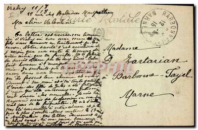 Vichy — Sources Lucas et Mesdames — LL. — Verso