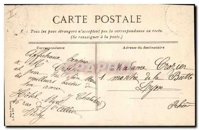 Vichy. O parque dos Célestins — editor L.V. & Cie — Verso