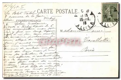 Park i źródło Célestins — Vichy — n°634 — Rewers