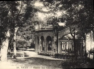 Vichy — Fonte dos Célestins — Editor não identificado, n° 58