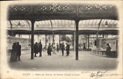 Vichy — Palácio das Fontes, as Fontes Chomel e Lucas — Gabelle Frères Collections ND Phot