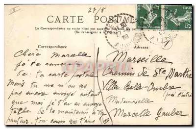 Vichy — Wejście do źródła Szpitala — Allier - 349 - M.T. I.L. — Rewers
