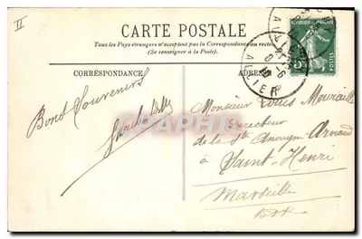 Fichy — La Source du Parc — éditeur inconnu, n° 335 — Verso