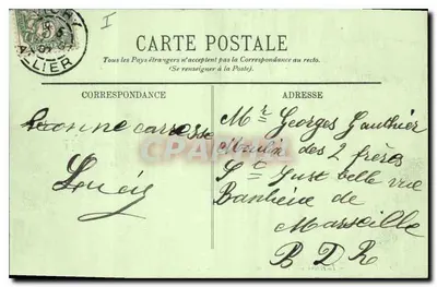 Vichy — Wewnętrzne wnętrze zakładu termalnego — LL. — Rewers