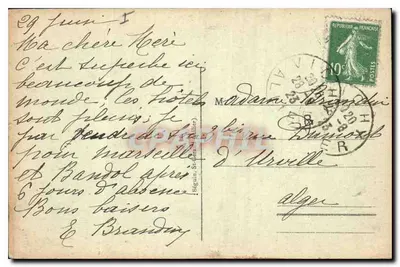 Vichy - La Grande Grille — éditeur anonyme, n° 363 — Verso
