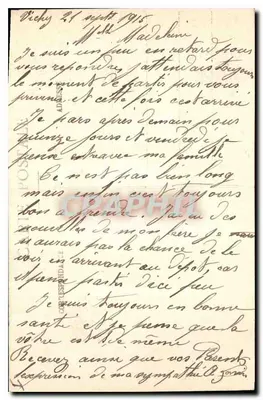 Vichy — Chalet Imperatora — wydawca Vichy, nr 1039 — Rewers
