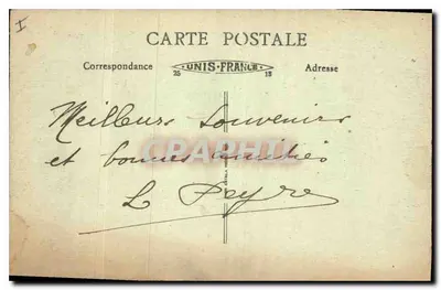 Vichy (Allier) — Wejście do Parku Célestins i Bulwaru Stanów Zjednoczonych — Wydawca R. Faucon, nr 164 — Rewers