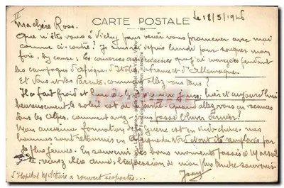 Vichy — Promenade dos Quais — A Cegonha, n°421 — Verso