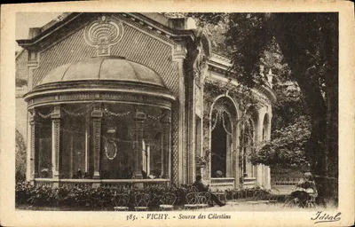 Vichy - Source des Célestins — Éditeur Idéal, n° 385