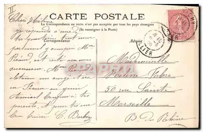 Vichy — As Galerias Cobertas do Novo Estabelecimento — Allier 204 — Verso