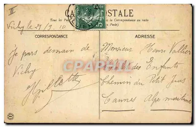 Vichy — Źródło Lucas — G.D. — n°19 — Rewers