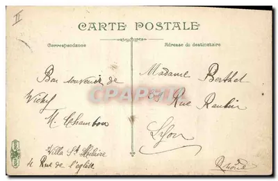 Vichy - A antiga Estação - Editor não identificado, número de série 20 — Verso