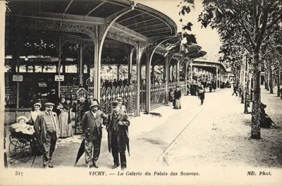 Vichy — A Galeria do Palácio das Fontes — ND. Fot.