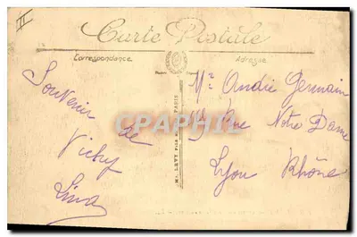 Vichy — Wejście do Parku Célestins — LL. n°210 — Rewers