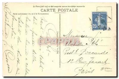 Vichy - Stare Parki — wydawca Idéal, nr 351 — Rewers