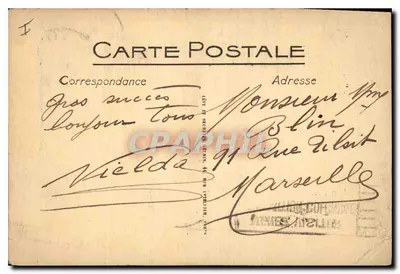 Vichy — O Casino — LL. — Editor LL. n° 160 — Verso