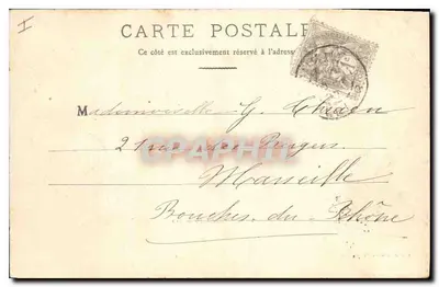 Vichy — Ogród Kasyna — Cheché Galeries Parisiennes — Rewers