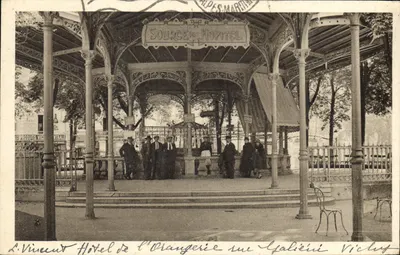 Fonte do Hospital — Vista da galeria da Orangerie — L. Vincent, Vichy