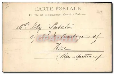 Pavillon pani de Sévigné — Vichy — R. & J. D. 10181 gina — Rewers