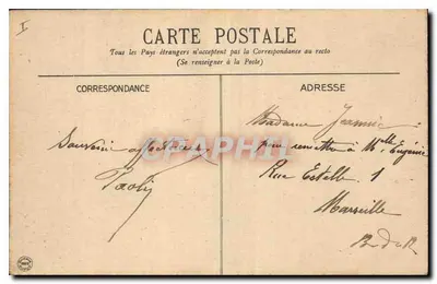 Vichy — Entrada dos Banhos 2ª classe — G.D. — Verso