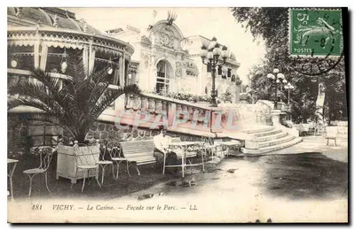 Vichy — O Casino — Fachada sobre o Parque — LL