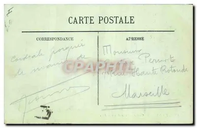 Vichy — O Casino — Fachada sobre o Parque — LL — Verso