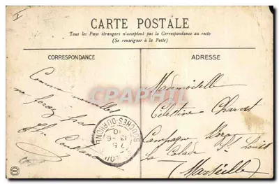 Vichy — Fonte do Hospital — G.D. rua Léon Joseph — Verso