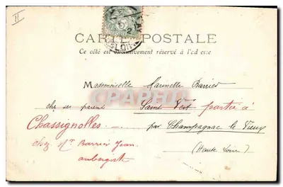 Estabelecimento termal de La Bource Lardy — Vichy — Allier — 131 — Verso