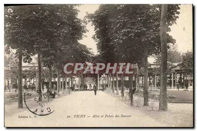 Vichy — Avenida e Palácio das Fontes — Edição L. O. n°20
