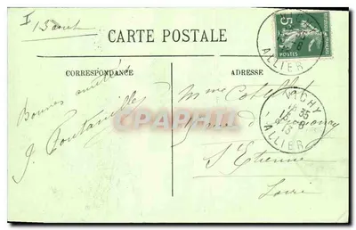Vichy — O Parque dos Célestins — LL. — N°50 — Verso
