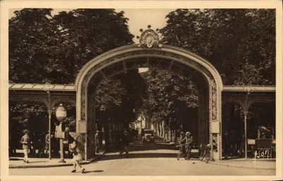 Vichy (Allier) — Entrada do parque do Casino — Les Éditions d'Art, n° 78