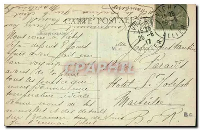 Vichy — Główne wejście do kasyna — Wydawnictwo L. O. — Rewers