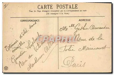 Vichy — Igreja de São Luís — G.D. — editor G.D. n°23 — Verso