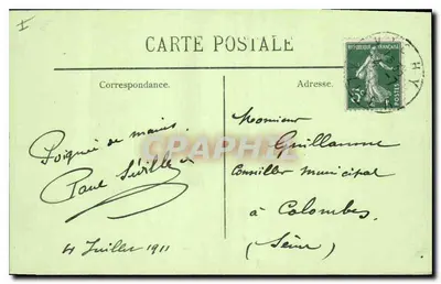 Vichy — Façada Kasyna — Widok na Park — LL. — N° 17 — Rewers